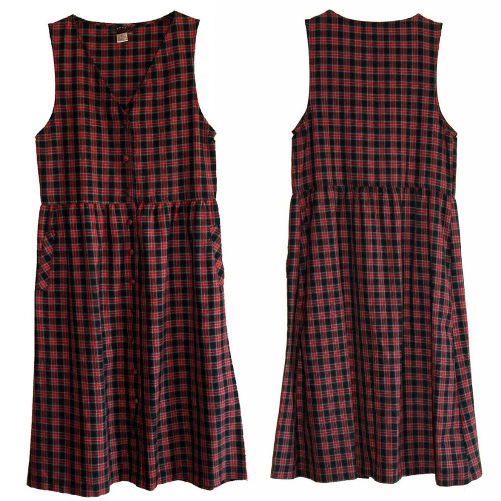 Vintage Women's Plaid Jumper 12P SPORT TRULY YOURS